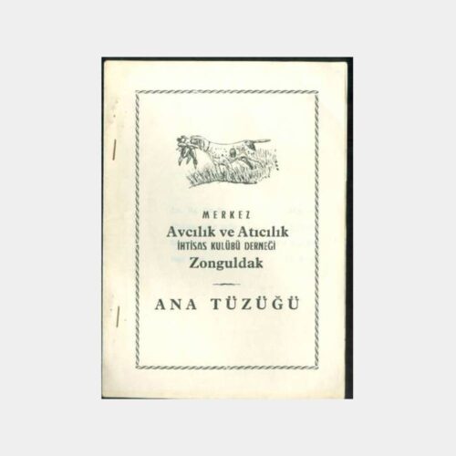 1974 Zonguldak Avcılık Atıcılık Derneği Tüzük
