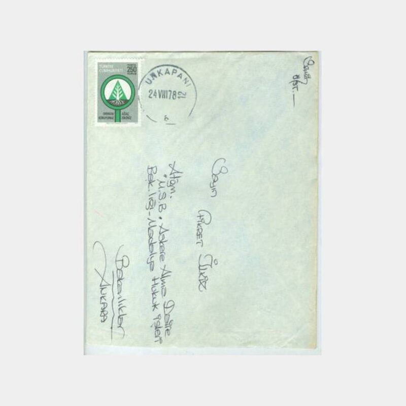 1978 Unkapanı Posta Damgalı Zarf