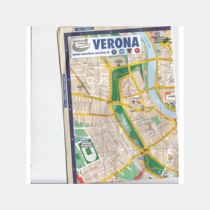 İtalya Verona Şehir Haritası