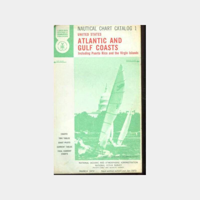 1972 ABD Yelken Atlantik Kıyıları Haritası