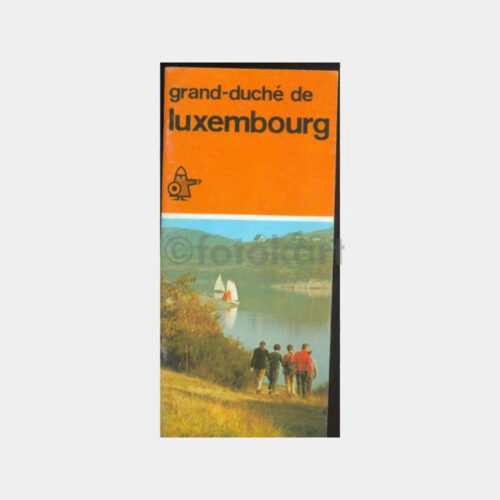 1974 Lüksemburg Broşür ve Harita