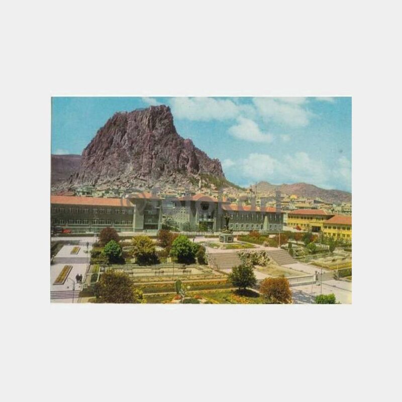 1969 Afyon Genel Görünüşü Kartpostal