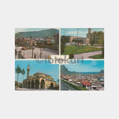 1976 Afyon 4 Değişik Görünüş Kartpostal