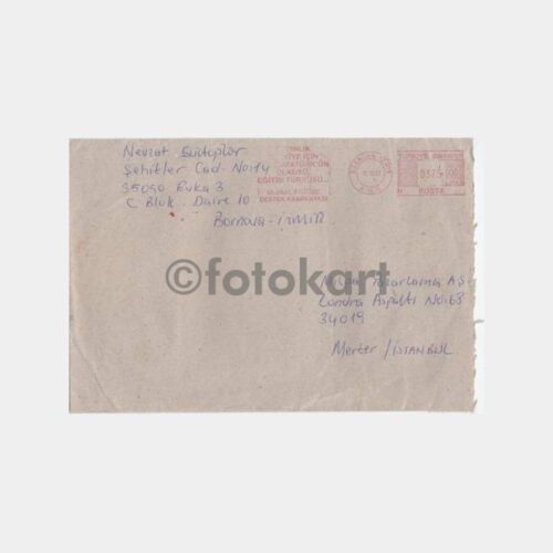 2001 Eğitim Konulu -Aydınlık Türkiye- Posta Damgalı Zarf