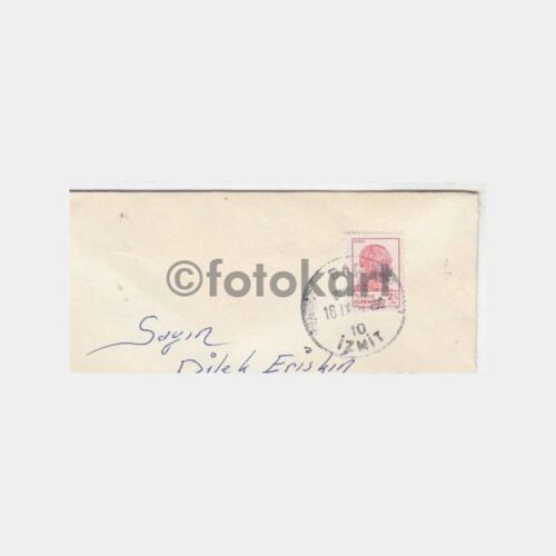 1983 İzmit Baç Şube Posta Damgalı Zarf