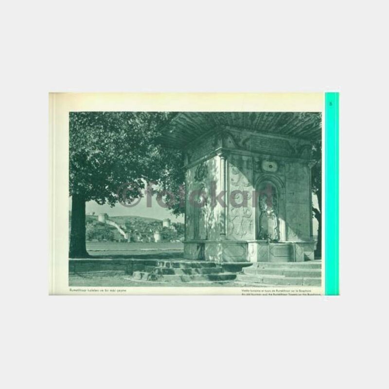 1934 Boğaziçi Küçüksu Çeşme Basın Yayın Albümü Sayfası