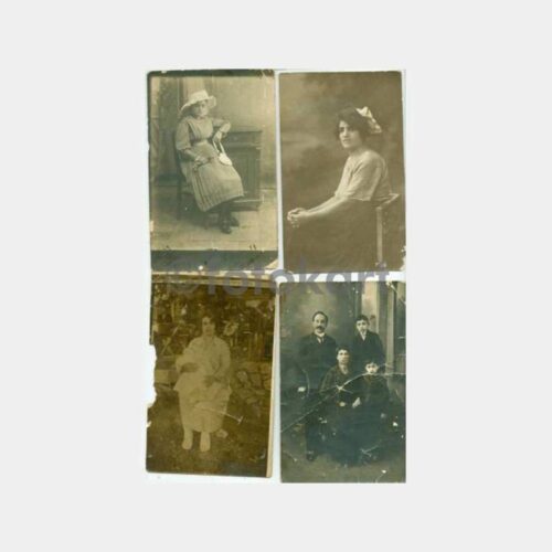 1929 Maltepe Lokanta Birahane Aile Albümü 7 Adet Fotoğraf