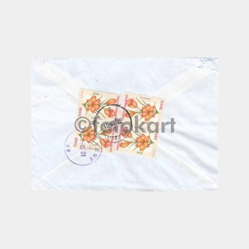 2001 Boğazlıyan Yozgat Posta Damgalı Zarf - Görsel 2