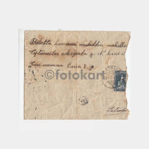 1931 Çatalca Damgalı Zarf