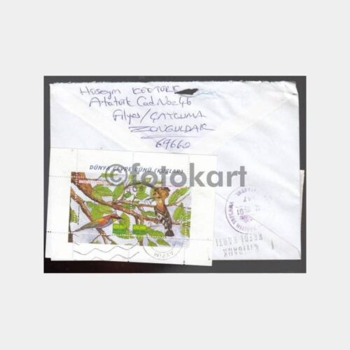 2001 Filyos Zonguldak Posta Damgalı Zarf