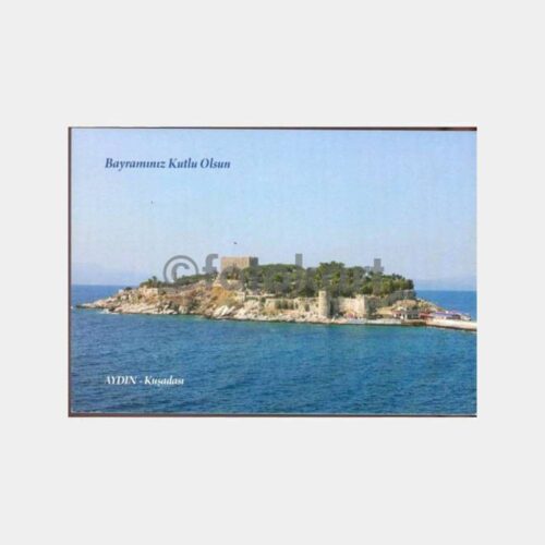 2000 Kuşadası Güvercinada Görünüş Kartpostal