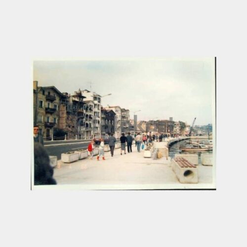 1980 Boğaziçi Kuruçeşme Kazıklı Yolu Fotoğraf
