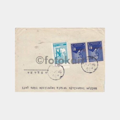 1945 Kilis Posta Damgalı Zarf