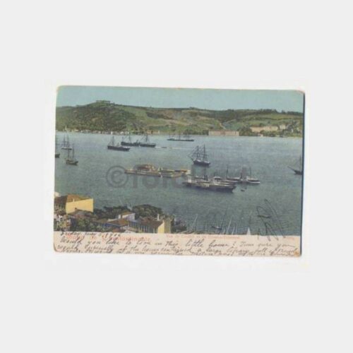 1906 Boğaziçi Kuruçeşme Görünüş Kartpostal