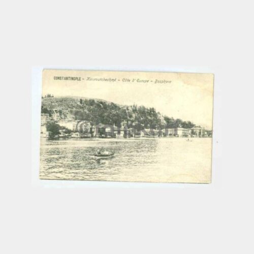 1920 Boğaziçi Kuruçeşme Görünüş Kartpostal