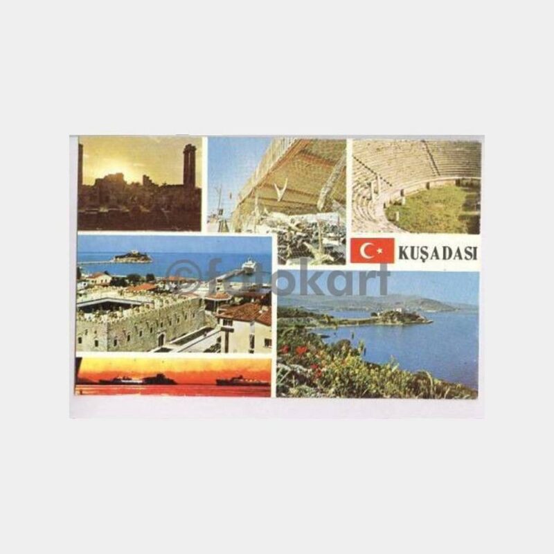 Kuşadası Muhtelif Görünüşler Kartpostal
