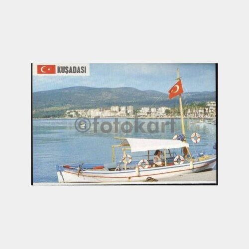 Kuşadası Şehirden Görünüş Kartpostal