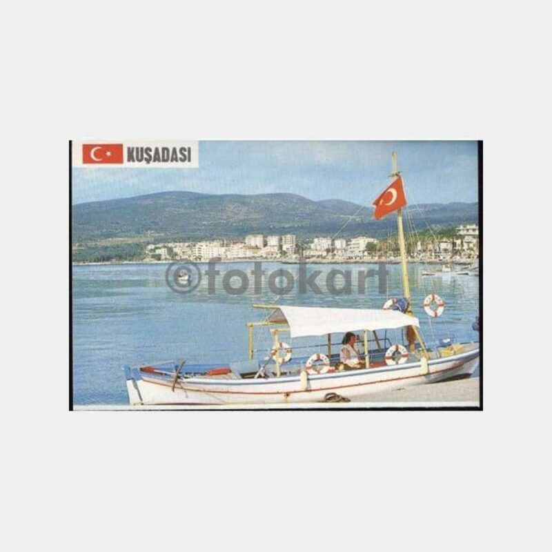 Kuşadası Şehirden Görünüş Kartpostal