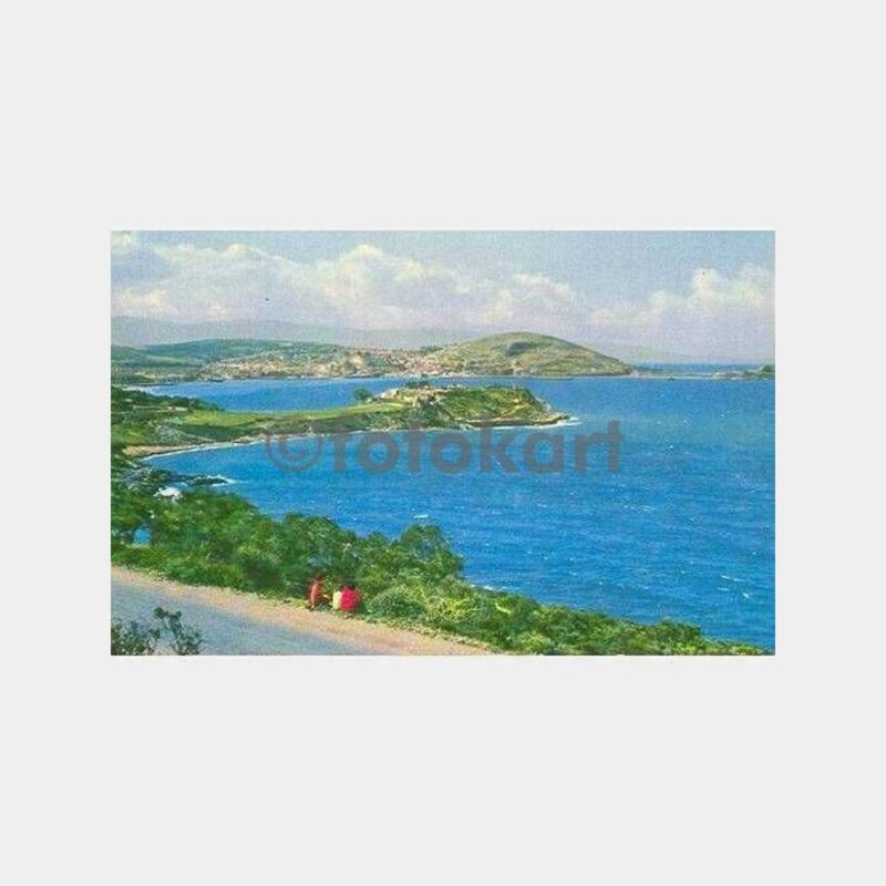 Atatürk Tepesinden Kuşadası Bakış Kartpostal