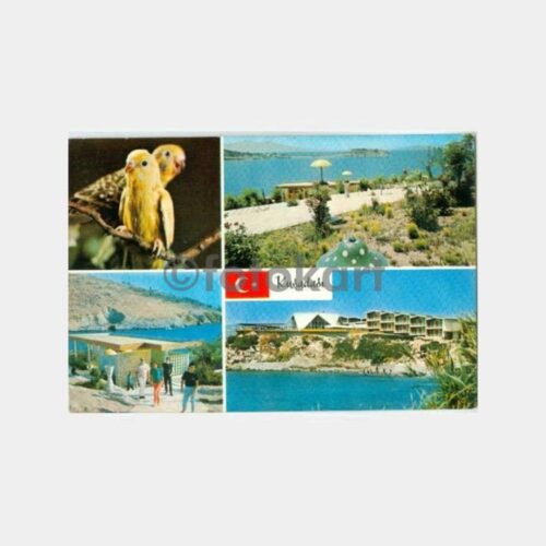 1970 Kuşadası 4 Görünüş Kartpostal