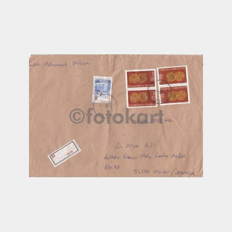 2001 Rize Posta Damgalı Zarf