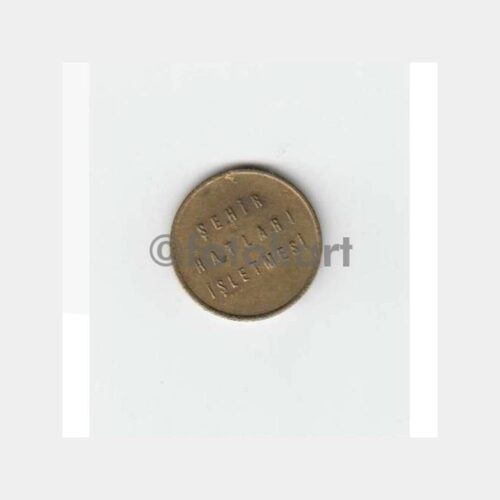 Şehir Hatları İşletmesi Vapur Eski Jetonu