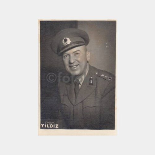 1953 Diyarbakır Foto Yıldız Subay Fotoğraf