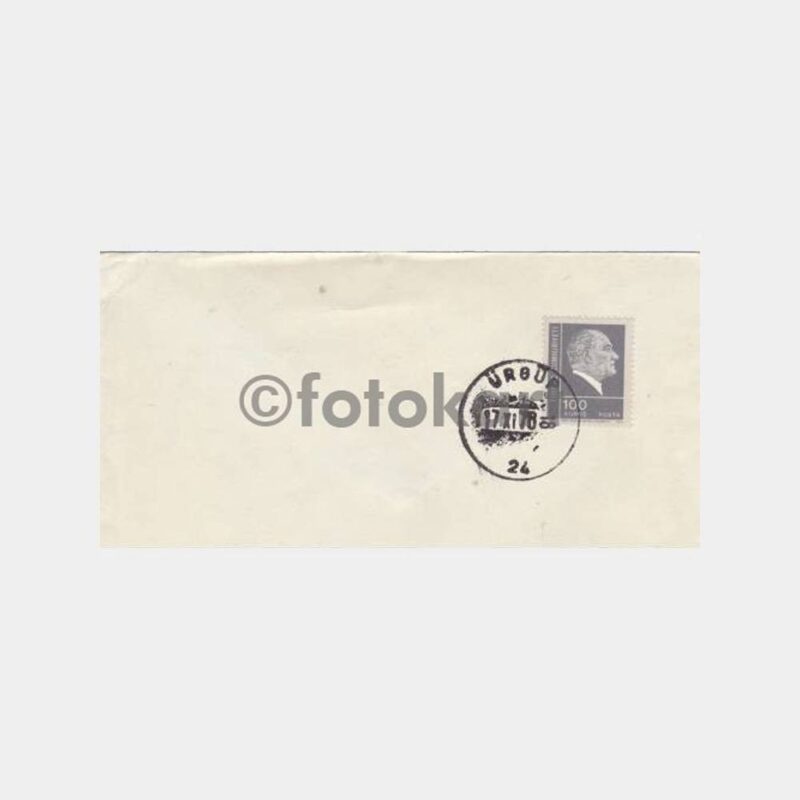 1976 Ürgüp Posta Damgalı Zarf