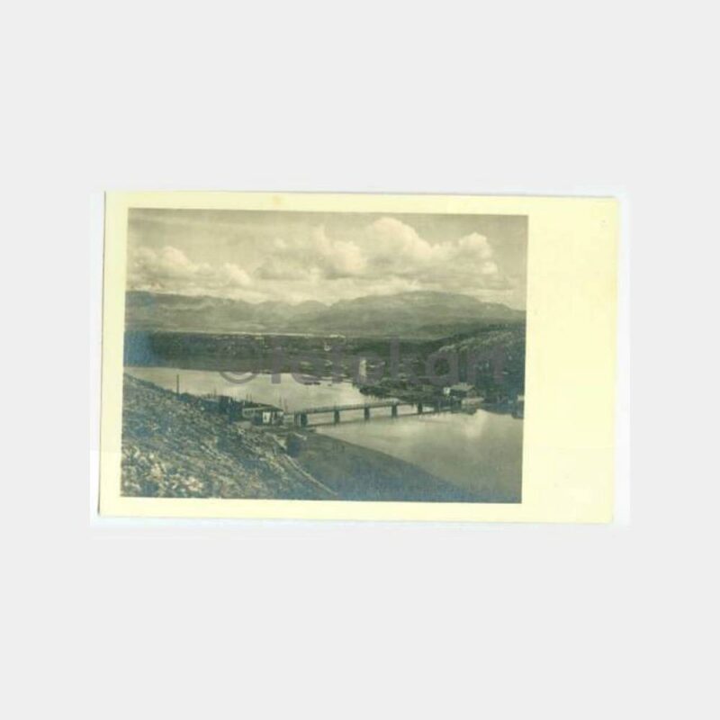 1918 Arnavutluk İşkodra Genel Görünüş Kartpostal