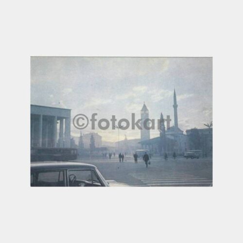 1976 Arnavutluk Tiran ve Ahşap Sanat 2 Adet Kartpostal