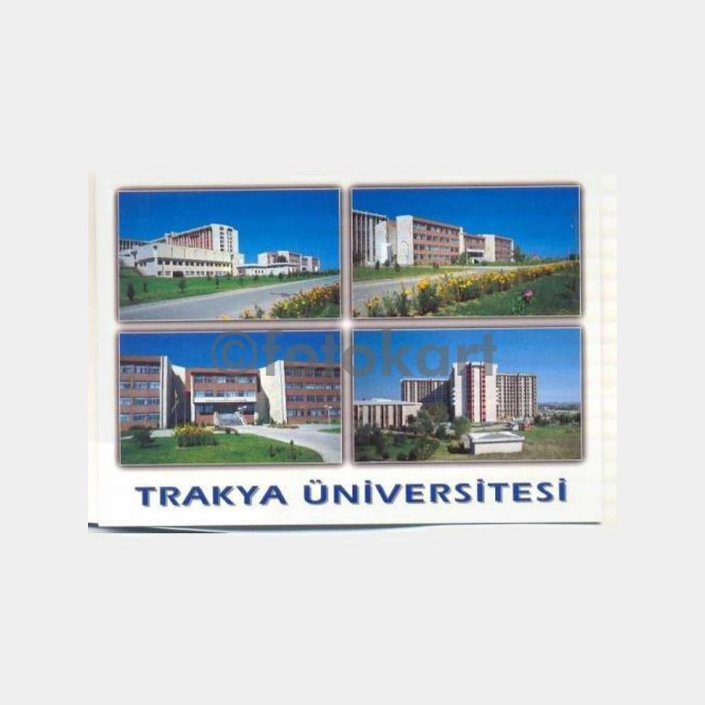 Edirne Trakya Üniversitesi Kartpostal