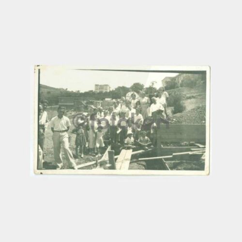 1938 Adalar Temel Atma Töreni 2 Adet Fotoğraf