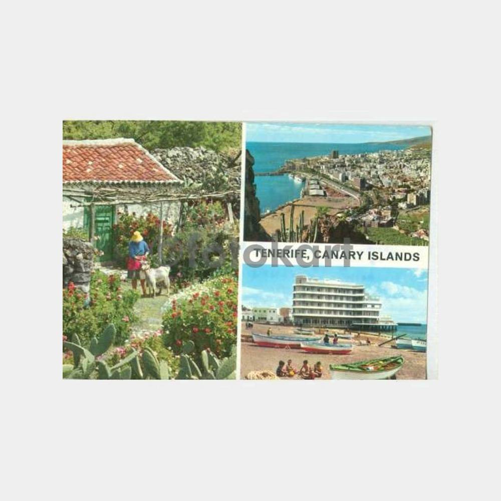 1973 Kanarya Adaları Damgalı Kartpostal