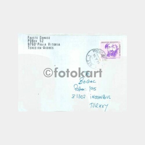 1993 Portekiz Azor Adaları Konulu Pullu Zarf