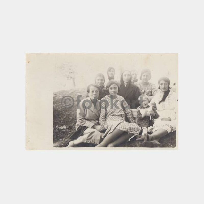 1933 Erzincan Beytahtı Mesiresi Aile Konulu Fotoğraf