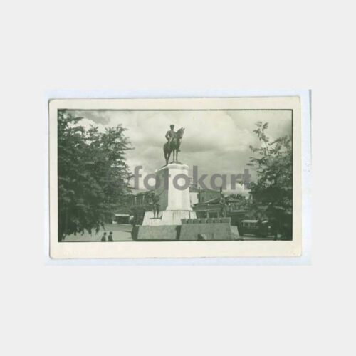1938 Ankara Ulus Ata Heykel Görünüş Fotokart