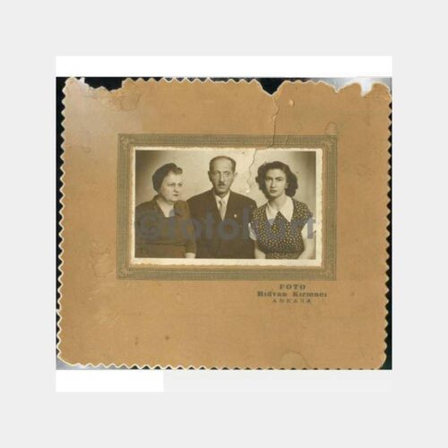 1940 Ankara Foto Rıdvan Aile Stüdyo Fotoğraf