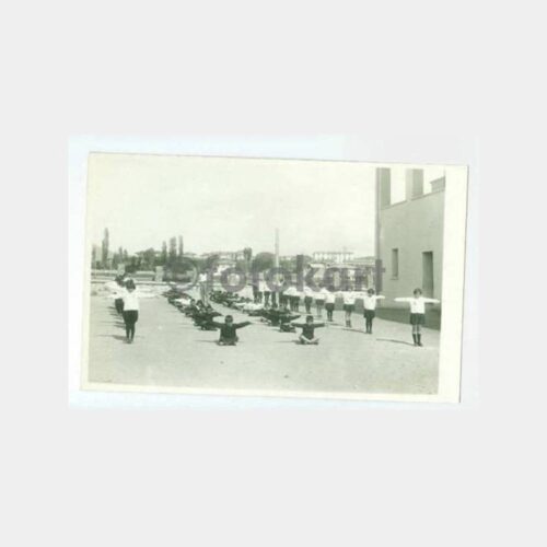 1930 Ankara Okul Beden Eğitimi Dersi Fotoğraf