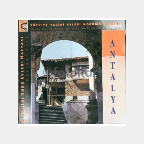 Tarihi Türk Evleri Haftası Antalya Broşürü