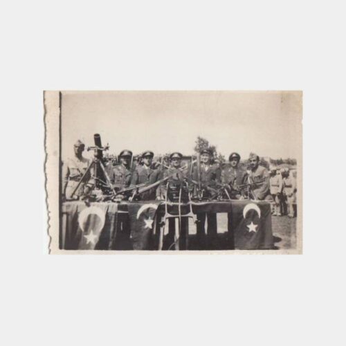 1946 Çaycuma Askerlik Yemin Töreni 2 Adet Fotoğraf