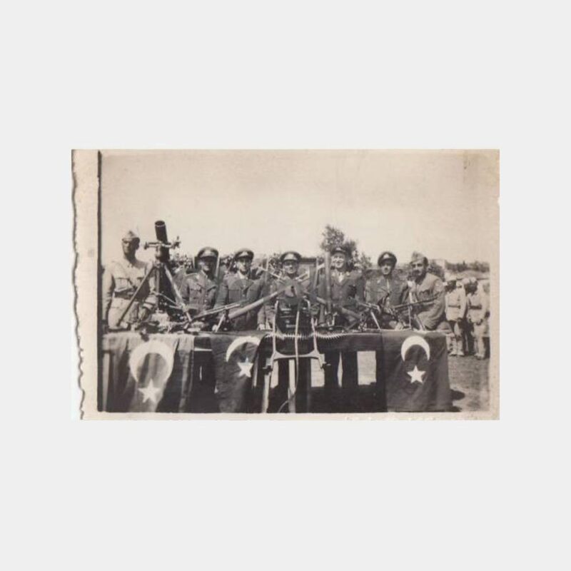 1946 Çaycuma Askerlik Yemin Töreni 2 Adet Fotoğraf