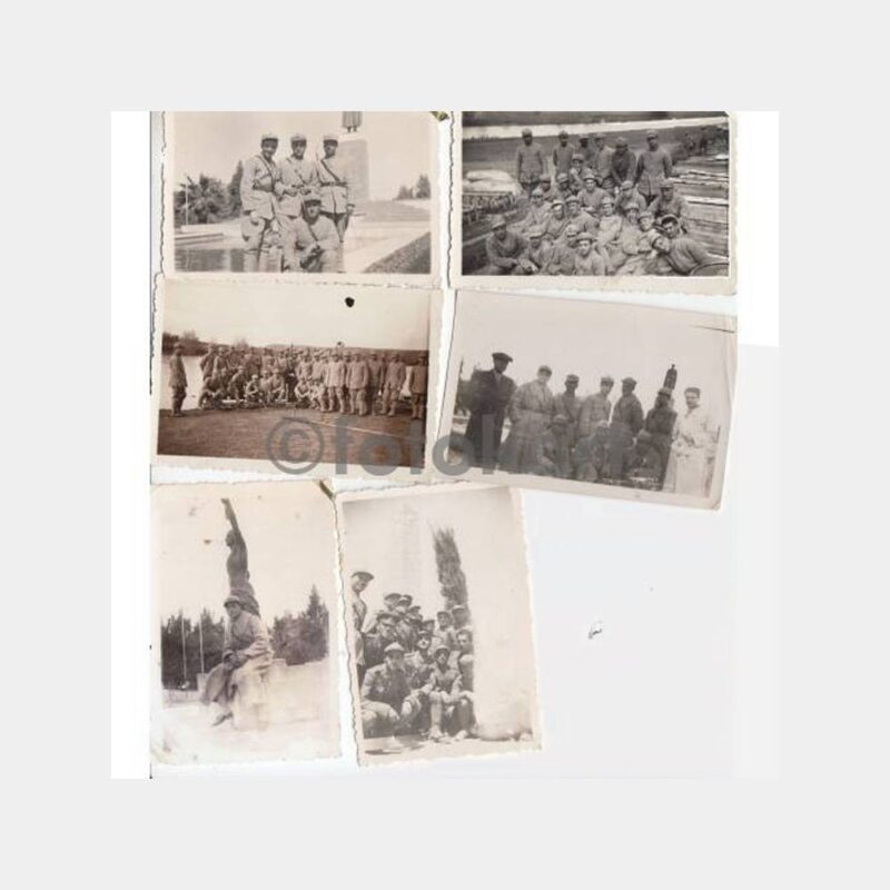 1941 Adana Askerlik Konulu 6 Adet Fotoğraf
