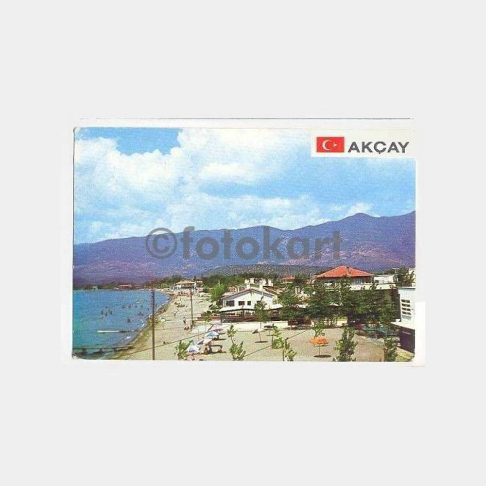 Balıkesir Akçay Plajlar Görünüş Kartpostal