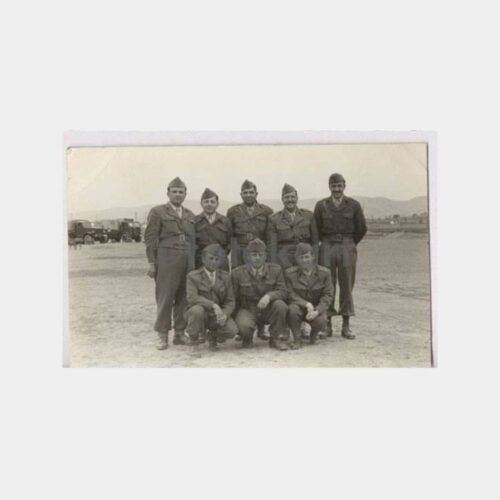 1952 Balıkesir Topçu Birliği Askeri Grup Fotoğraf