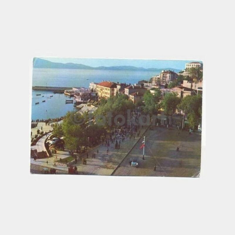1980 Bandırma Tatlısu Damgalı Kartpostal