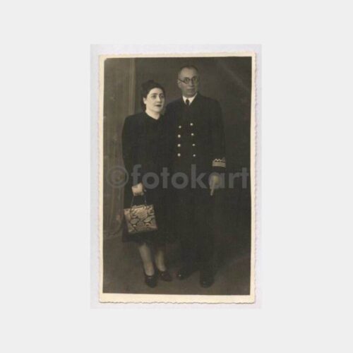 1950 Gölcük Denizci Subay ve Ailesi Fotoğraf