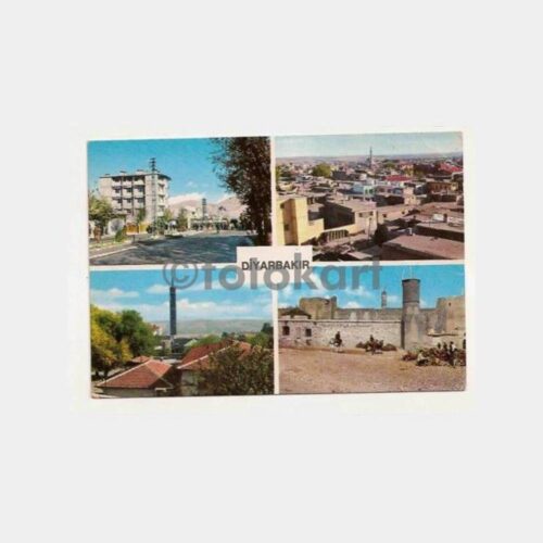 Diyarbakır Şehirden 4 Görünüş Kartpostal