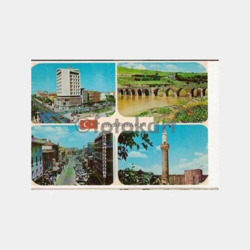 Diyarbakır Şehirden 4 Görünüş Kartpostal