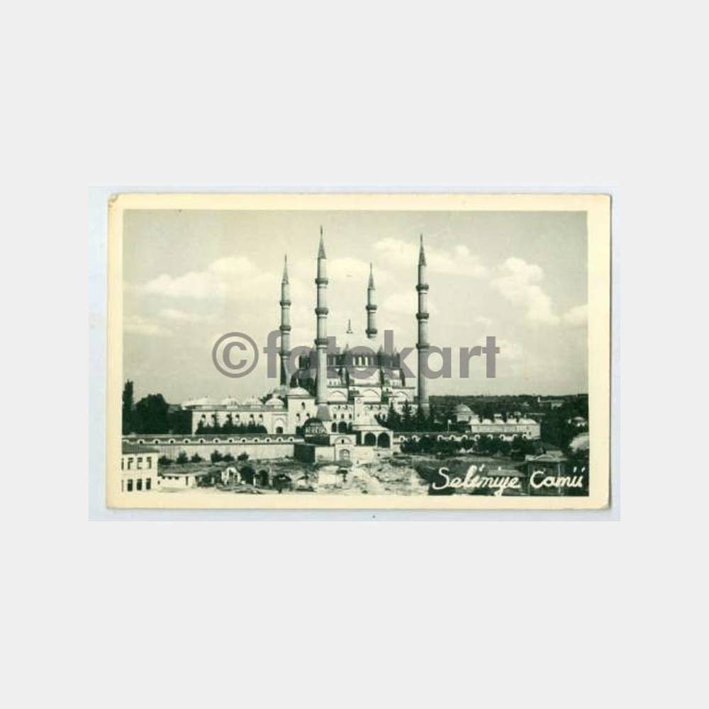 1962 Edirne Selimiye Camii Görünüş Kartpostal