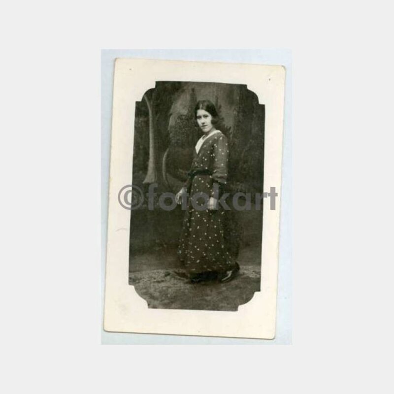 1934 Edirne Foto Dilaver Kadın 2 Adet Stüdyo Fotoğraf